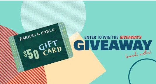 BookRiot Barnes & Noble $50 Gift Card Sweepstakes – Win $50 Barnes & Noble Gift Card
