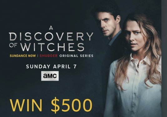 Bookstr A Discovery of Witches Sweepstakes