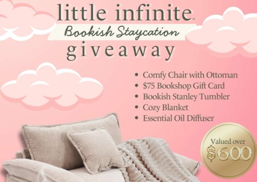 Bookstr Little Infinite Bookish Staycation Giveaway - Win A $600 Staycation Package