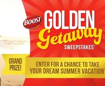 Boost Golden Getaway Instant Win & Sweepstakes - Win A $10,000 Getaway Or 3,000 Instant Prizes
