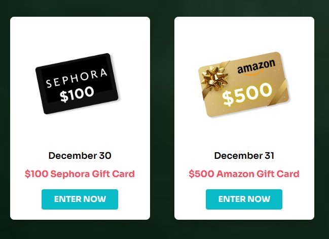 Bored Teachers Holiday Giveaway - Win a Gift Card to Amazon, Starbucks, Sephora, Ulta, Netflix, Airbnb etc.