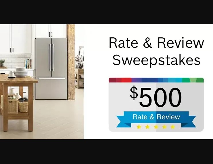Bosch Home Product Review Sweepstakes – Enter To Win A $500 Visa Prepaid Card