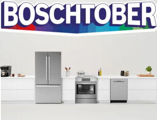 Boschtober Dream Bosch Kitchen Sweepstakes – Win Over $10,000 In Kitchen Appliances