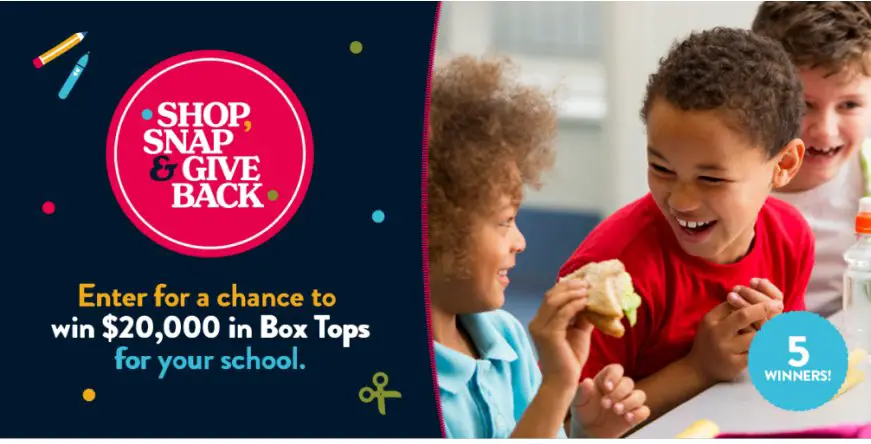 Box Tops For Education Giveaway - Win 200,000 Bonus Box Tops (5 Winners)