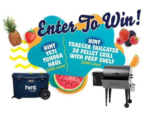 Boyer's Hint Water End of Summer Celebration Contest - Win a Cooler or a Portable Grill
