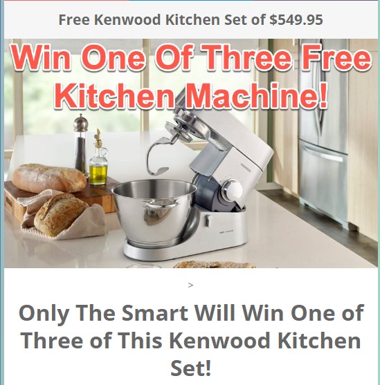 Brand Ambassador Kenwood Kitchen Set Giveaway - Win A $550 Kenwood Kitchen Set (3 Winners)
