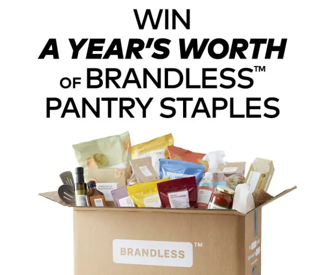 Brandless Pantry Sweepstakes