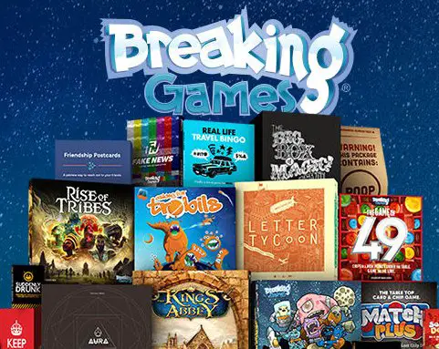 Breaking Games Gift Basket Sweepstakes