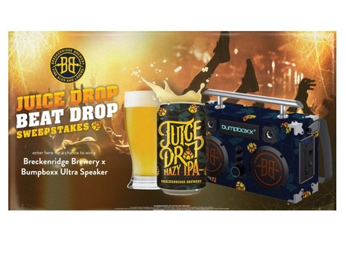 Breckenridge Brewery Juice Drop Beat Drop Sweepstakes - Win a Bumpboxx Ultra Speaker