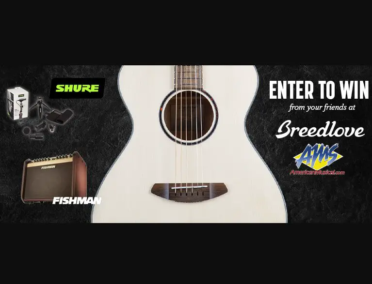 Breedlove ECO Discovery S Giveaway - Win An Acoustic Guitar, Amp & Mic Bundle