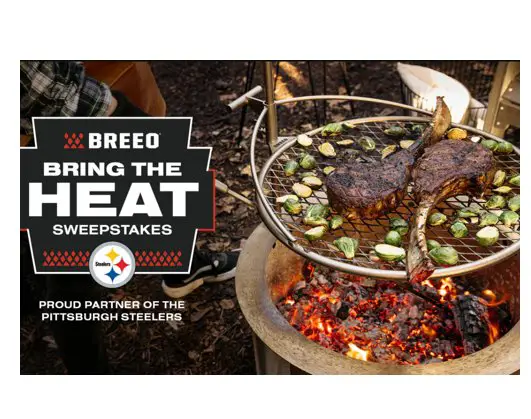 Breeo Bring the Heat  - Win a Custom Breeo x Pittsburgh Steelers Fire Pit & More