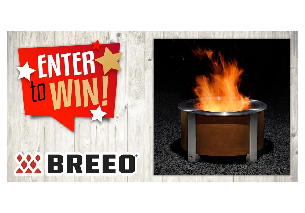 Breeo Fire Pit Giveaway - Win a 24" Fire Pit with Attached SearPlate Griddle