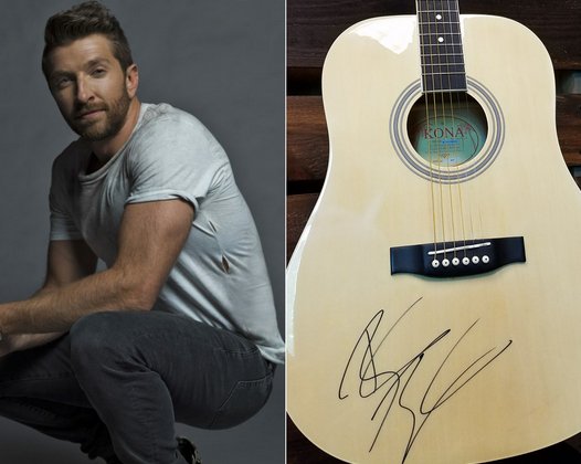 Brett Eldredge Autographed Guitar Sweepstakes