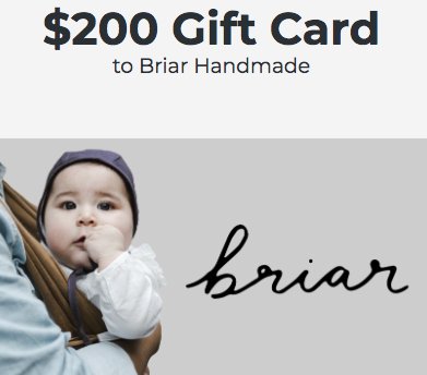 Briar Handmade Giveaway