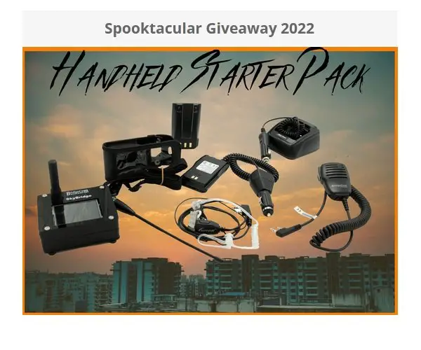 BridgeCom Systems Spooktacular Giveaway 2022 - Win an Anytone Plug and Play Package and More