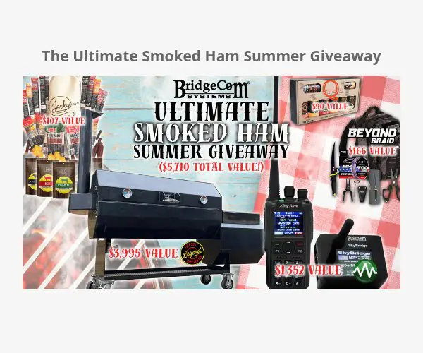 BridgeCom Ultimate Smoked Ham Summer Giveaway - Win A Meat Smoker, Fishing Tools And More