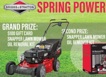 Briggs & Stratton Spring Power Sweepstakes