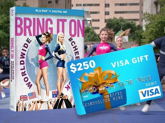 Bring It On: Worldwide #Cheersmack + $250 Visa Gift Card