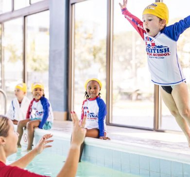 British Swim School Jump On In Sweepstakes - Win free swimming lessons for a year and more