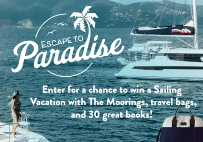 British Virgin Islands Vacation Giveaway - Win A Sailing Vacation Trip, Free Books & Travel Bags