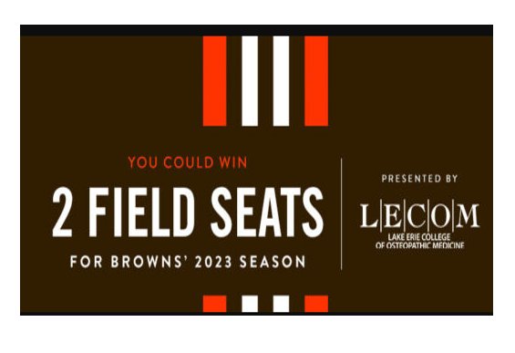 Browns + LECOM Sweepstakes - Win 2 Cleveland Browns Season Tickets Worth $25K