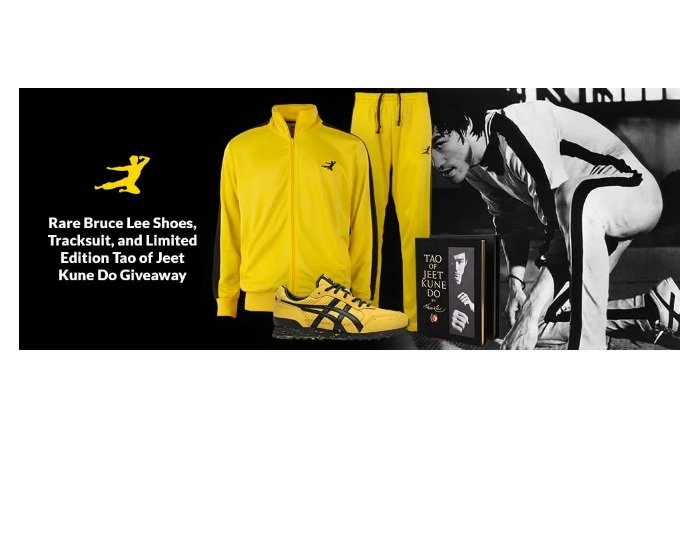 Bruce Lee Blitzway Giveaway Sweepstakes - Win a Bruce Lee Tracksuit, Shoes and Book