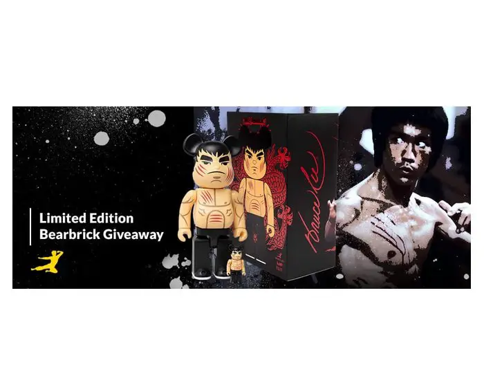 Bruce Lee Limited Edition Bearbrick Giveaway - Win a Limited Edition Bruce Lee Collectible