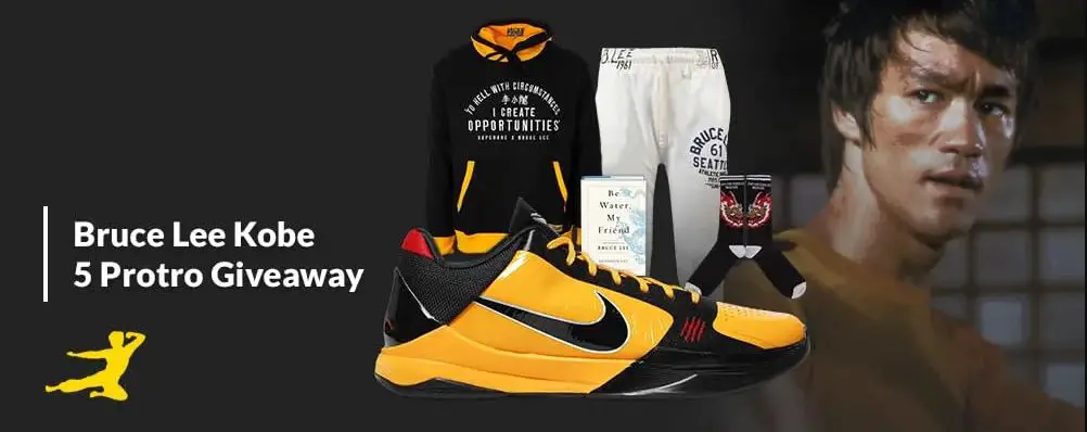 Bruce Lee Nike Prize Pack Sweepstakes – Win Nike Zoom Kobe 5 Protro Bruce Lee Sneakers & More