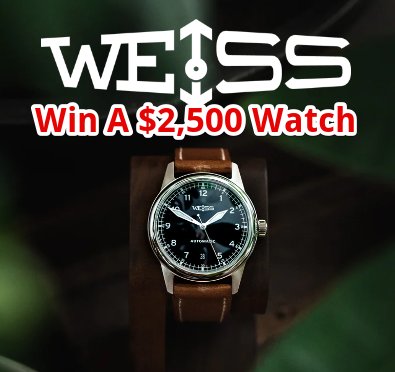 Bruichladdich The Changemakers Sweepstakes - Win A $2,500 Cameron Weiss Watch