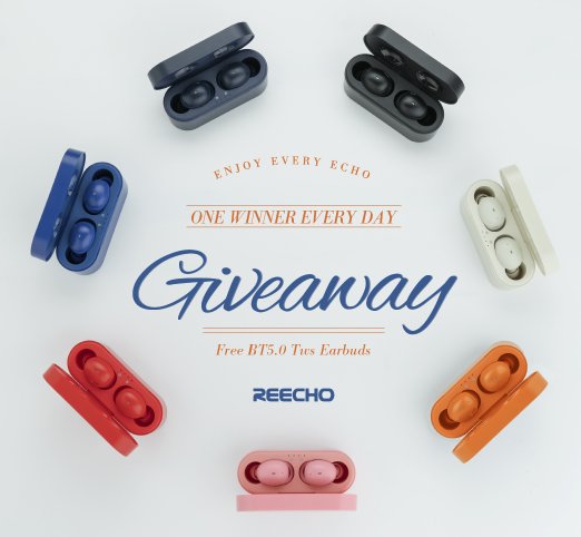 BT 5.0 True Wireless Earphones Giveaway