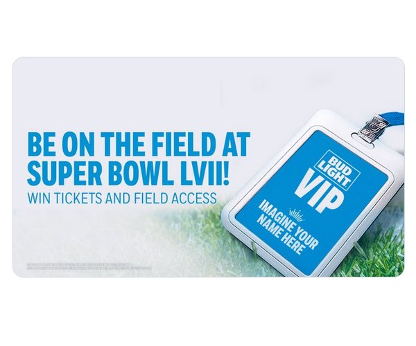 Bud Light Celly Playoff Sweepstakes - Win 2 Tickets to Super Bowl LVII & More