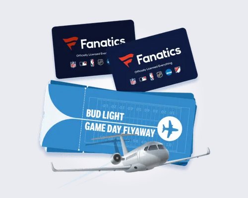 Bud Light Easy To Celebrate CFB - Win A Trip For 4 To Any College Football Game Or Fanatics Gift Card