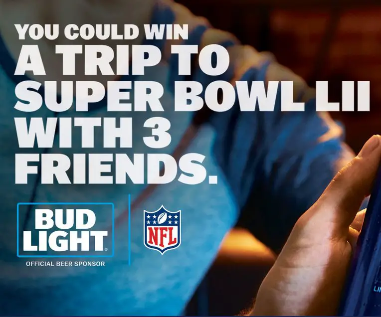 Bud Light NFL 2017 Friendship Sweepstakes
