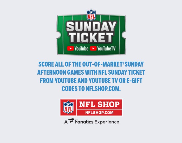 Bud Light NFL Sunday Ticket Giveaway - Win An NFL Sunday Ticket Subscription Or An NFLShop.com Gift Card
