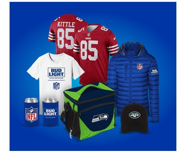 Bud Light NFL Sweepstakes - Win Official NFL Swag and More