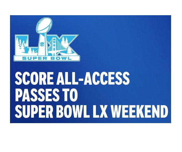 Bud Light Super Bowl LX All Access Sweepstakes - Win A Trip For 2 To Super Bowl LX (7 Winners)