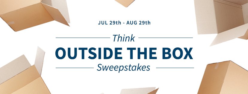 Budget Van Lines & UBox Think Outside the Box Sweepstakes
