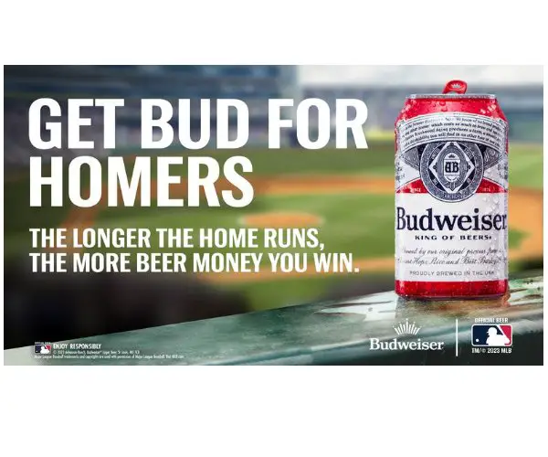 Budweiser Buds For Homers Giveaway - Win A Gift Card Up To $500 (54 Winners)