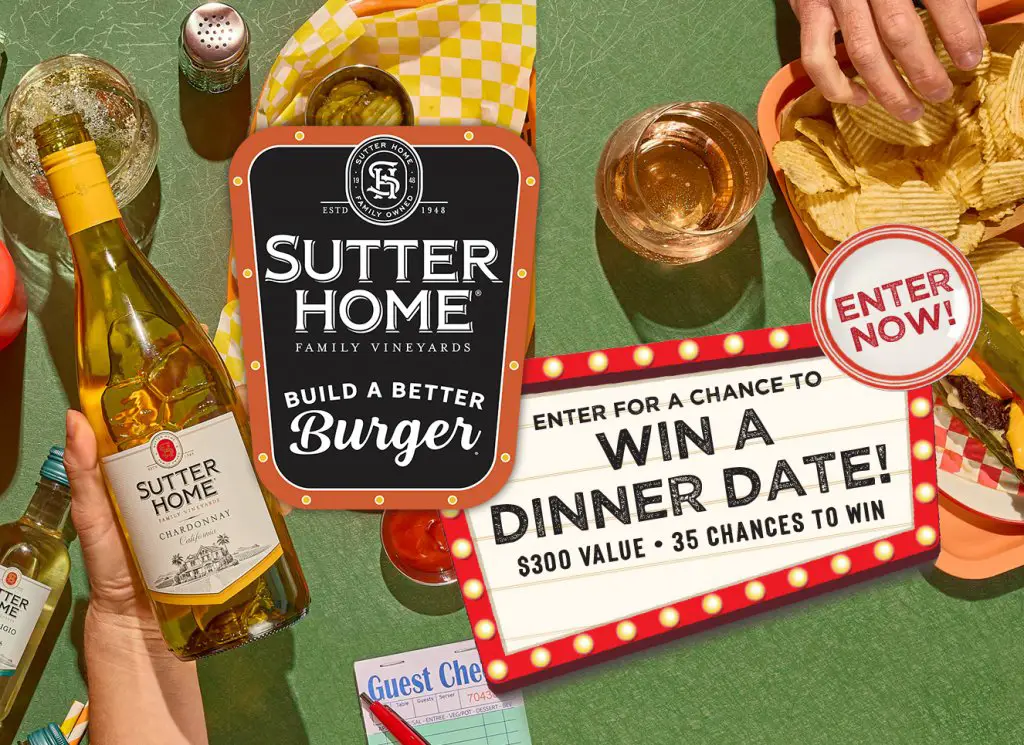 Build A Better Burger Dinner Date Sweepstakes – Win $300 Dinner Dates (35 Winners)