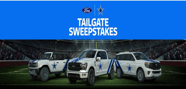Built Ford Tough Tailgate Sweepstakes – Win A 2025 Ford F-150, Bronco, Or Expedition (25 Winners)