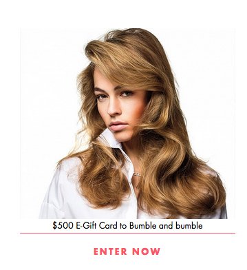 Bumble and Bumble Shopping Spree, Win It!