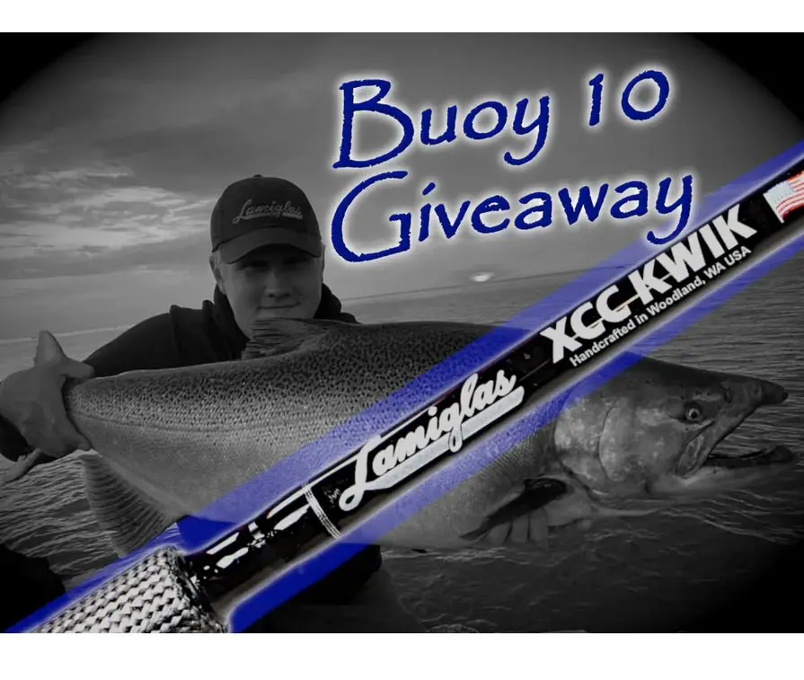 Buoy 10 Giveaway - Win a Salmon Fishing Rod and Snapback Hat