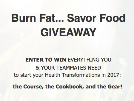 Burn Fat... Savor Food