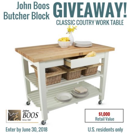 Butcher Block Co. June Giveaway