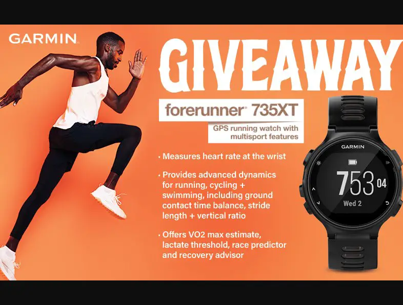 BuyDig Garmin SmartWatch Sweepstakes - Win A Garmin Forerunner 735XT Smartwatch