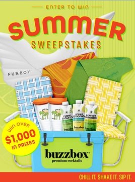 buzzbox Summer Sweepstakes - Win $250 Visa Gift Card and Pool Party Sets