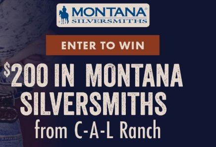 C-A-L Ranch Montana Silversmiths Giveaway - Win a $200 Montana Silversmiths Gift Card