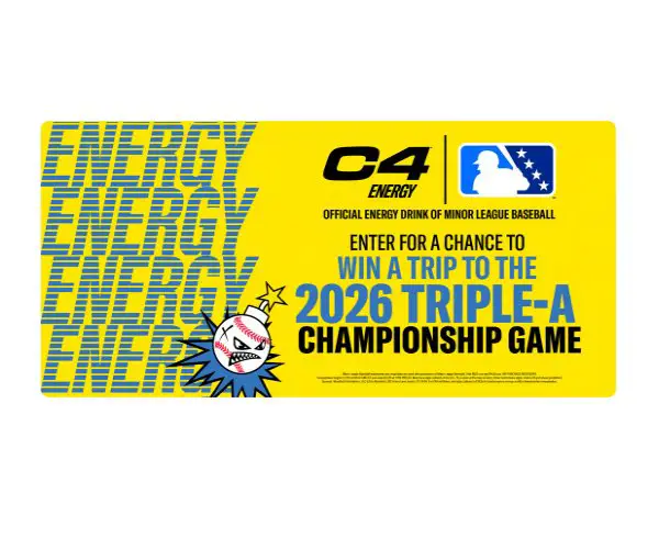 C4 Energy X MiLB Championship Sweepstakes - Win A Trip For Two To MiLB Championship