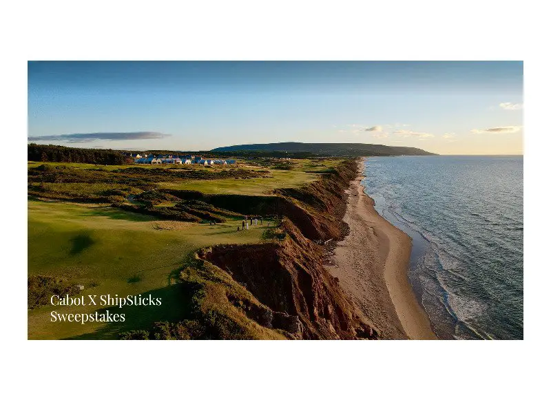 Cabot X Ship Sticks Giveaway - Win A Golf Getaway For Four