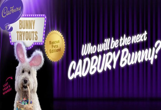 Cadbury Bunny Tryouts Pet Photo Contest – Win $10,000 Cash + A Chance For Your Pet To Feature In A TV Commercial